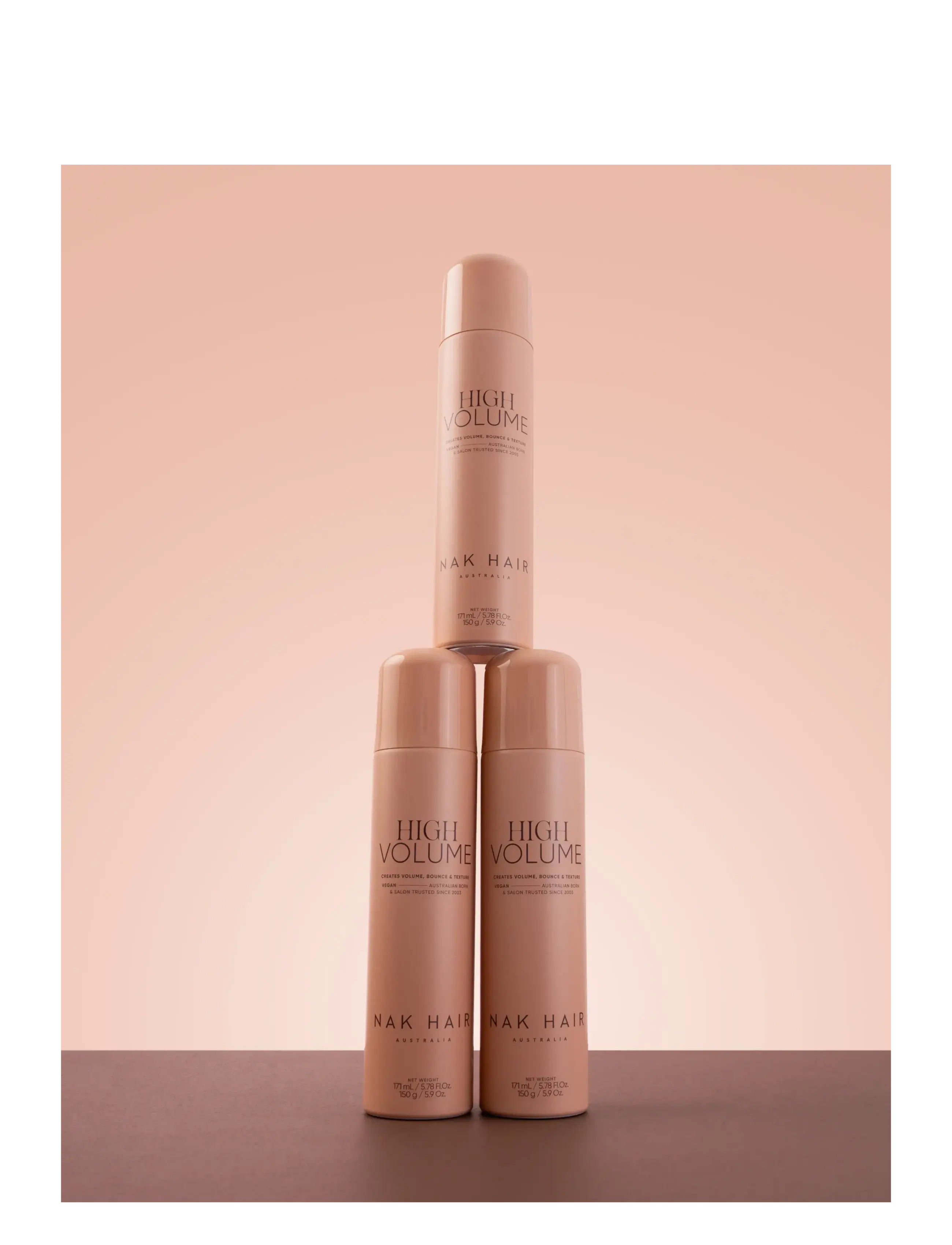 NAK HAIR - High Volume - laveste priser - no colour - 1
