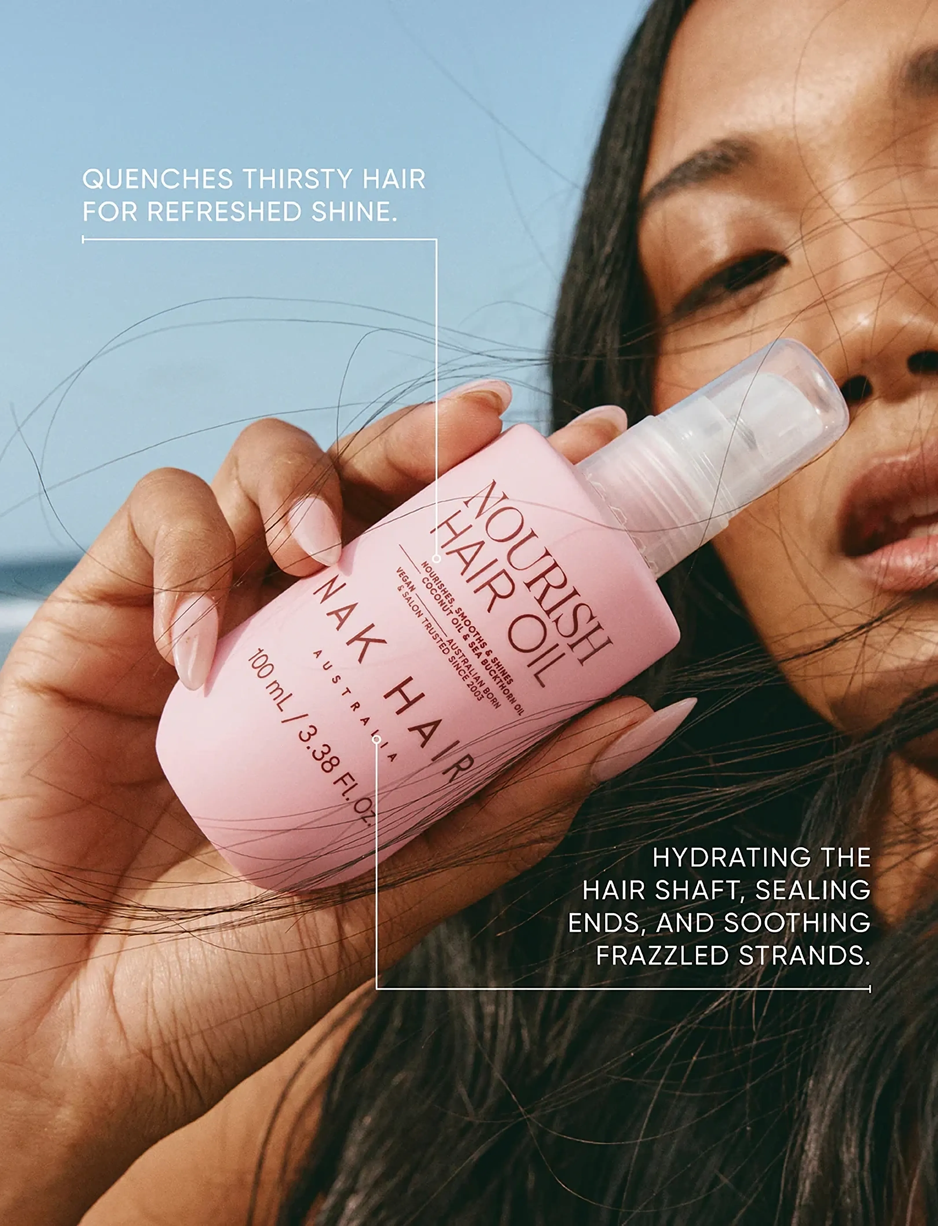 NAK HAIR - Nourish Hair Oil - hárolía - no colour - 4