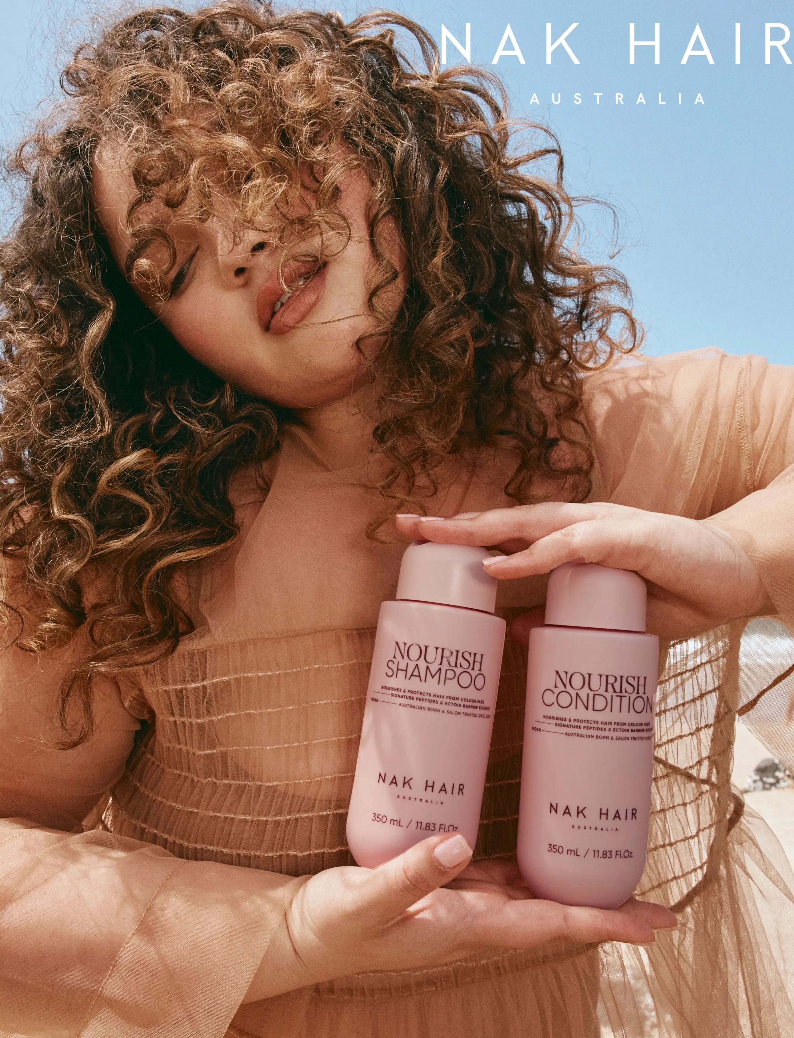 NAK HAIR Nourish Shampoo, 350 ml, Nude, Pleje > Shampoo, Dame