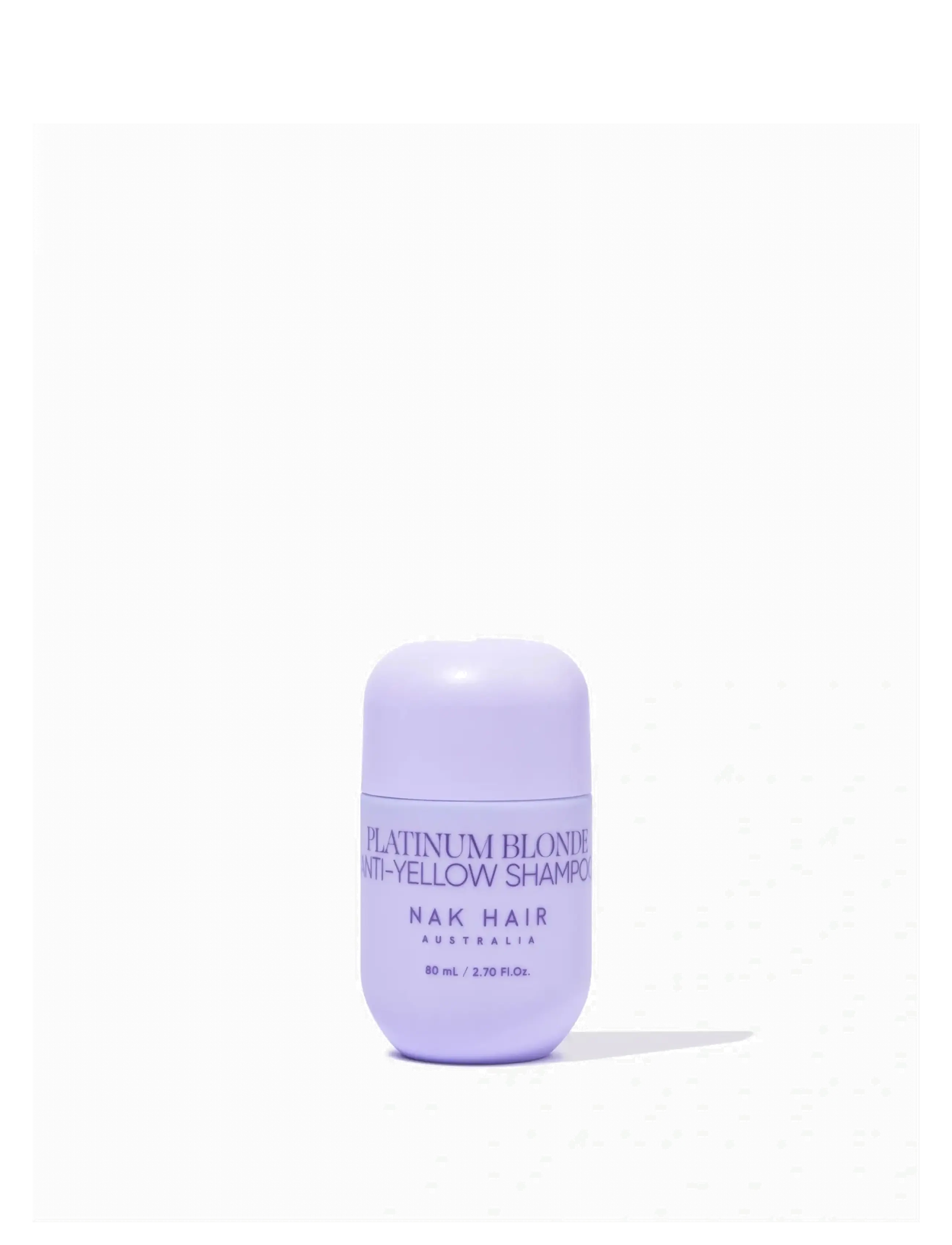 NAK HAIR Platinum Blonde Anti-Yellow Shampoo - Nyheder - NO COLOUR / undefined