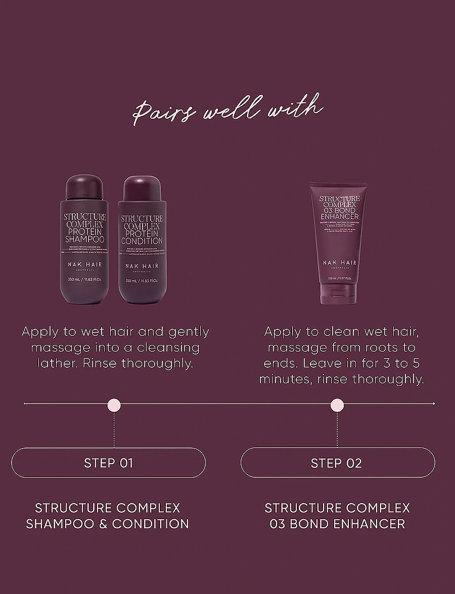 NAK HAIR - Structure Complex Protein Shampoo - shampoo - no colour - 4