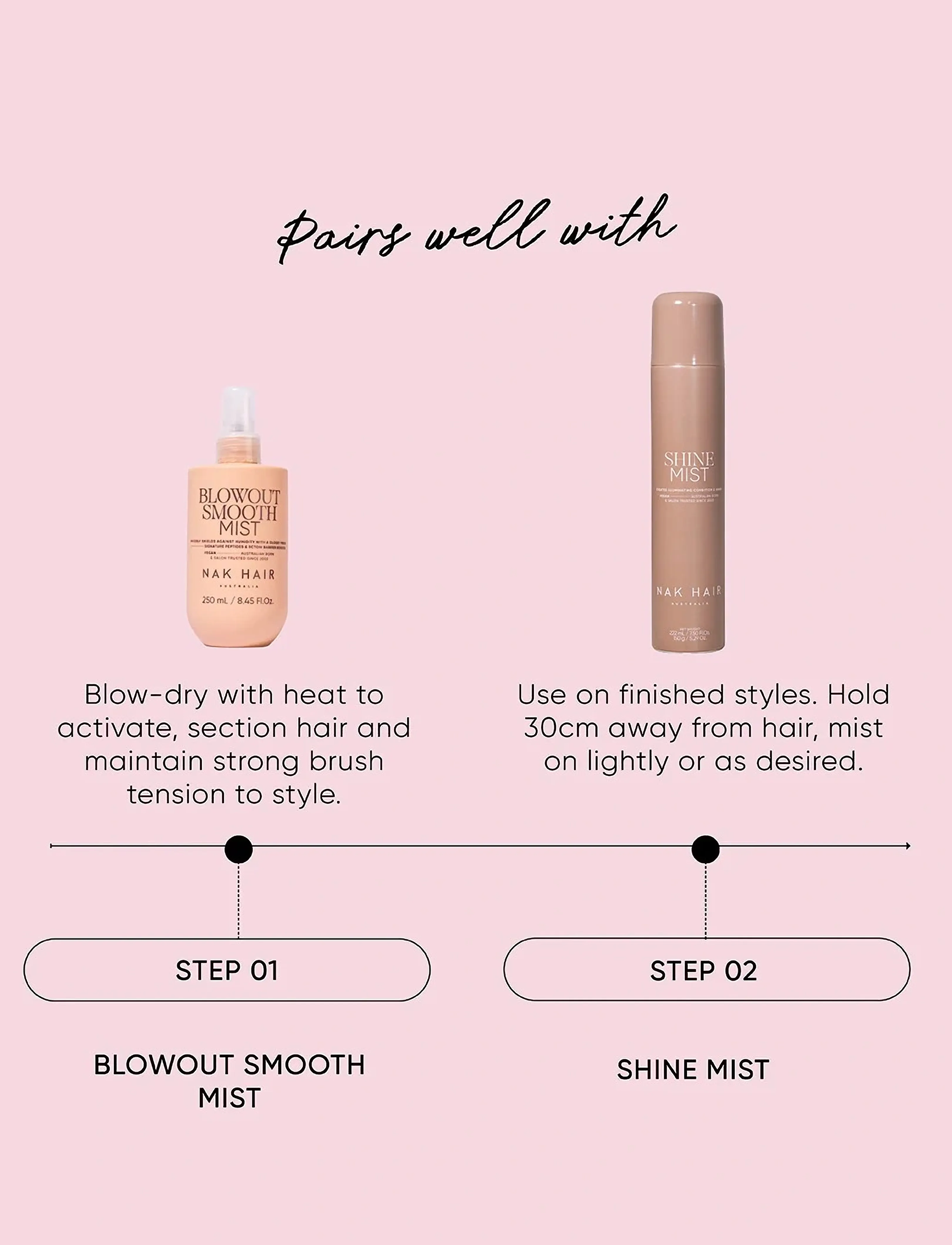 NAK HAIR - Shine Mist - lägsta priserna - no colour - 3