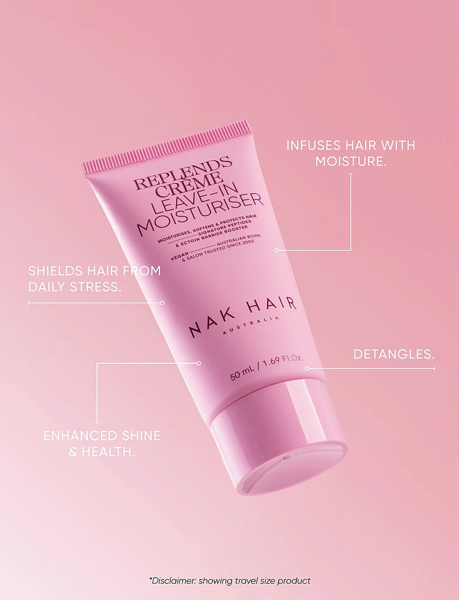 NAK HAIR - Replends Creme Leave in Moisturiser - behandling - no colour - 4