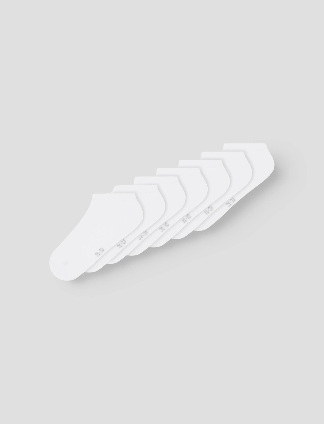 Bright White Ankel Sokker 7-Pak Noos str. 37/39