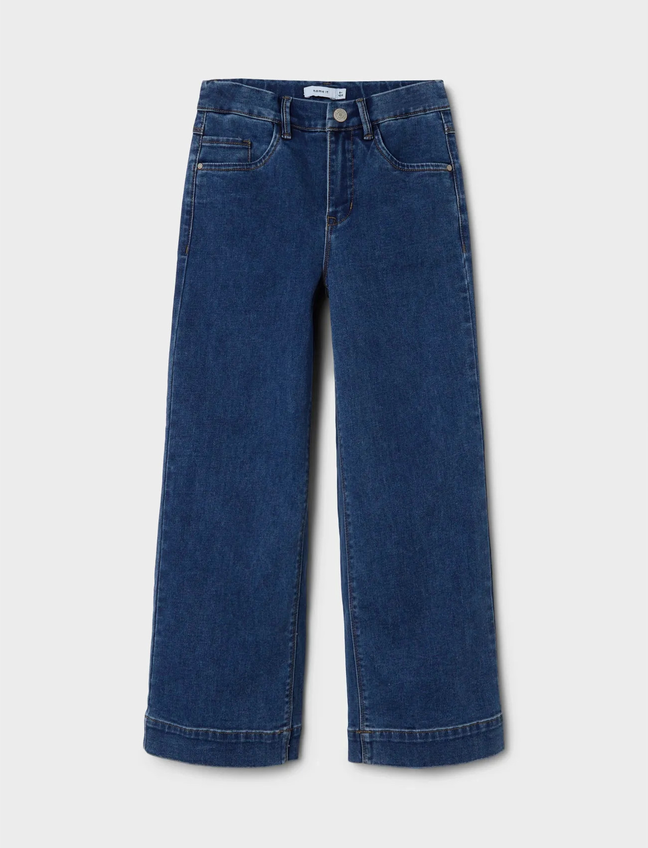 Medium Blue Denim Rose Wide Jeans Noos str. 128