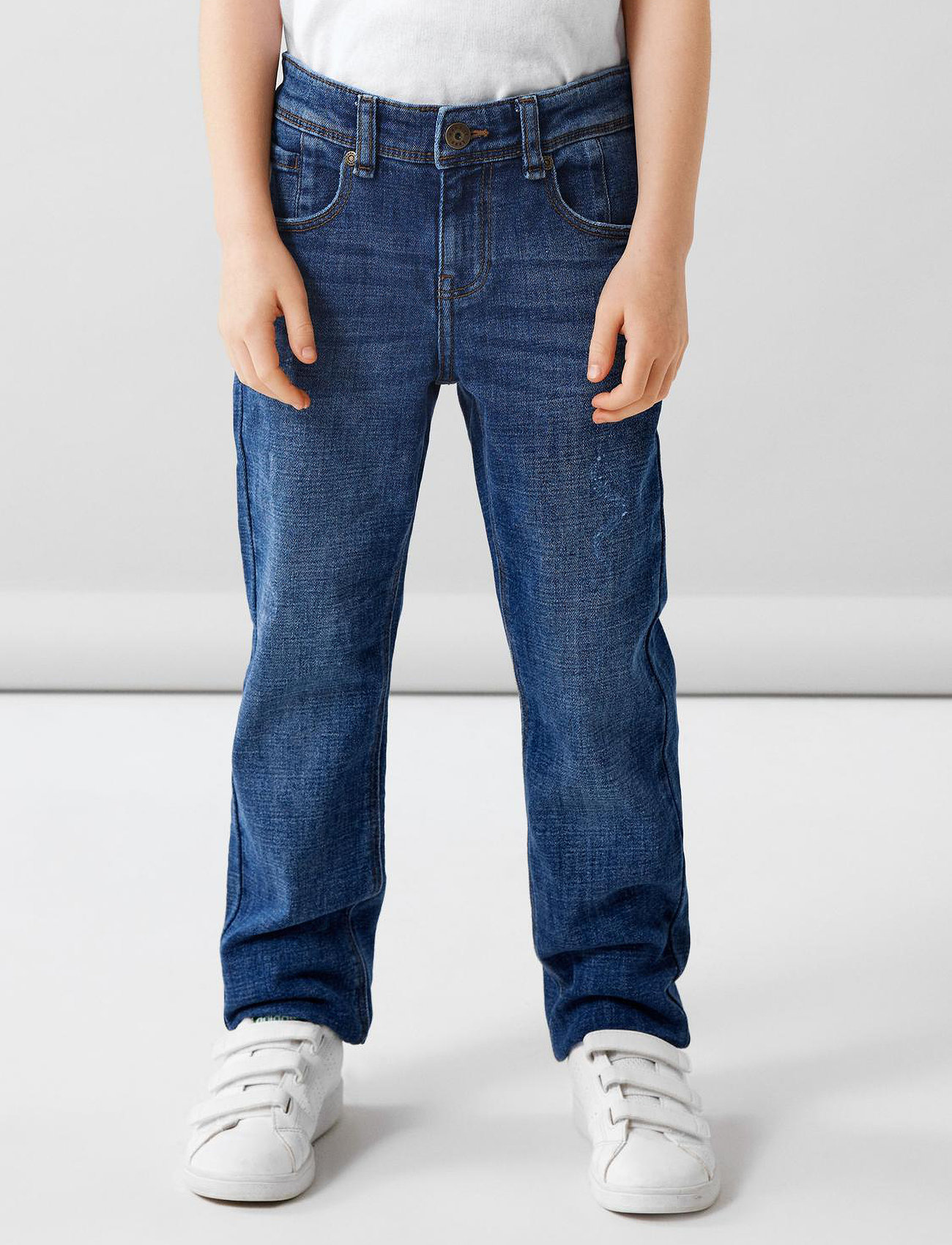 Dark Blue Denim Ryan Straight Jeans Noos str. 128
