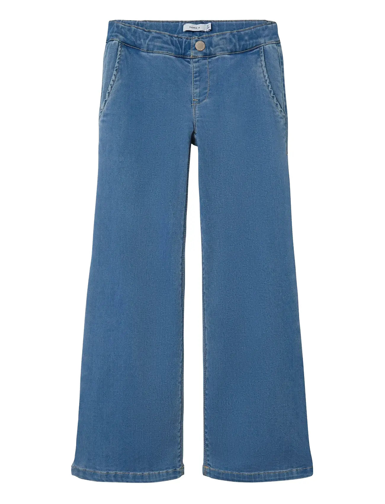 Light Blue Denim Salli Wide Jeans Noos str. 122