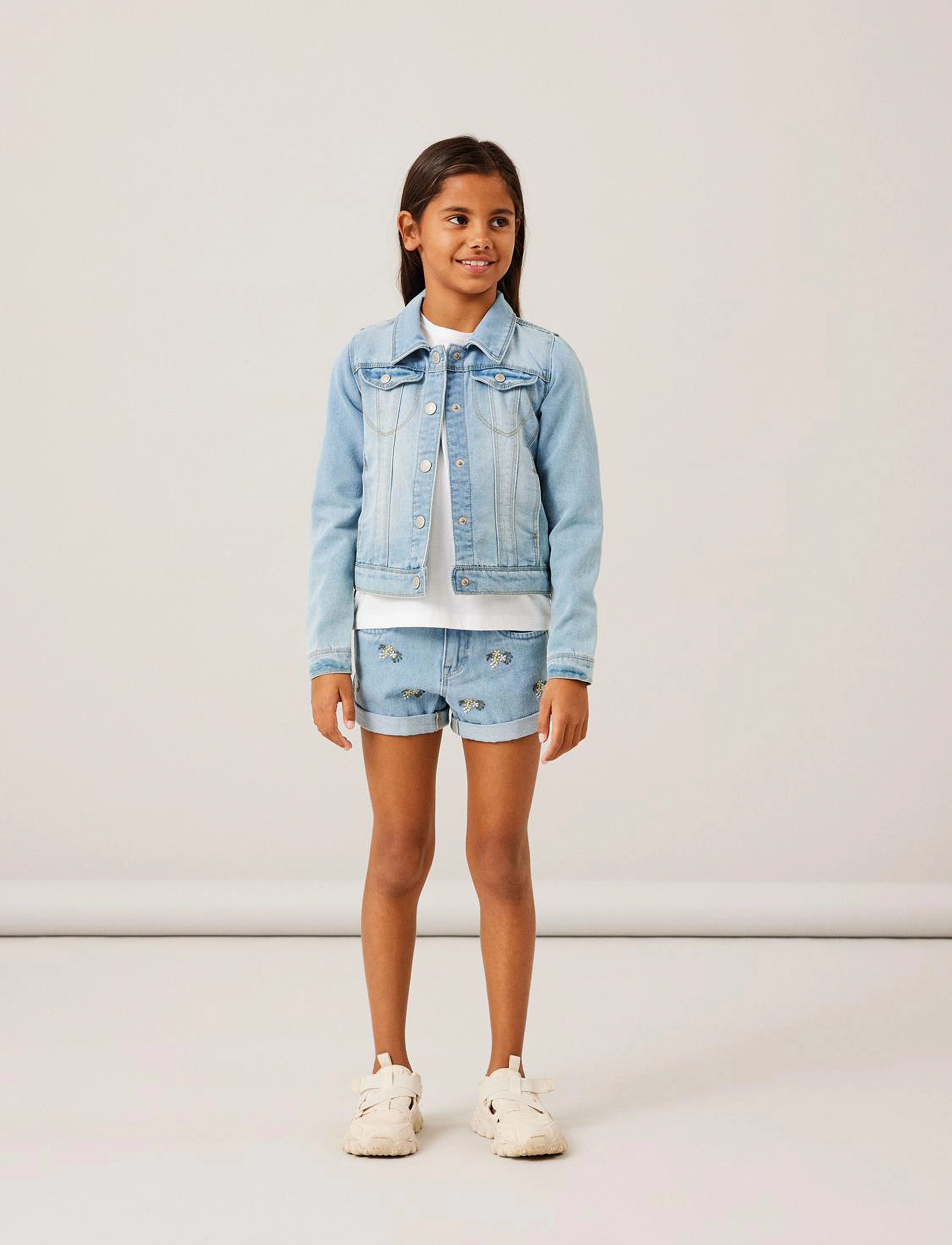 name it - NKFSTAR DNM JACKET 2210-SR NOOS - džinsiniai švarkeliai - light blue denim - 3