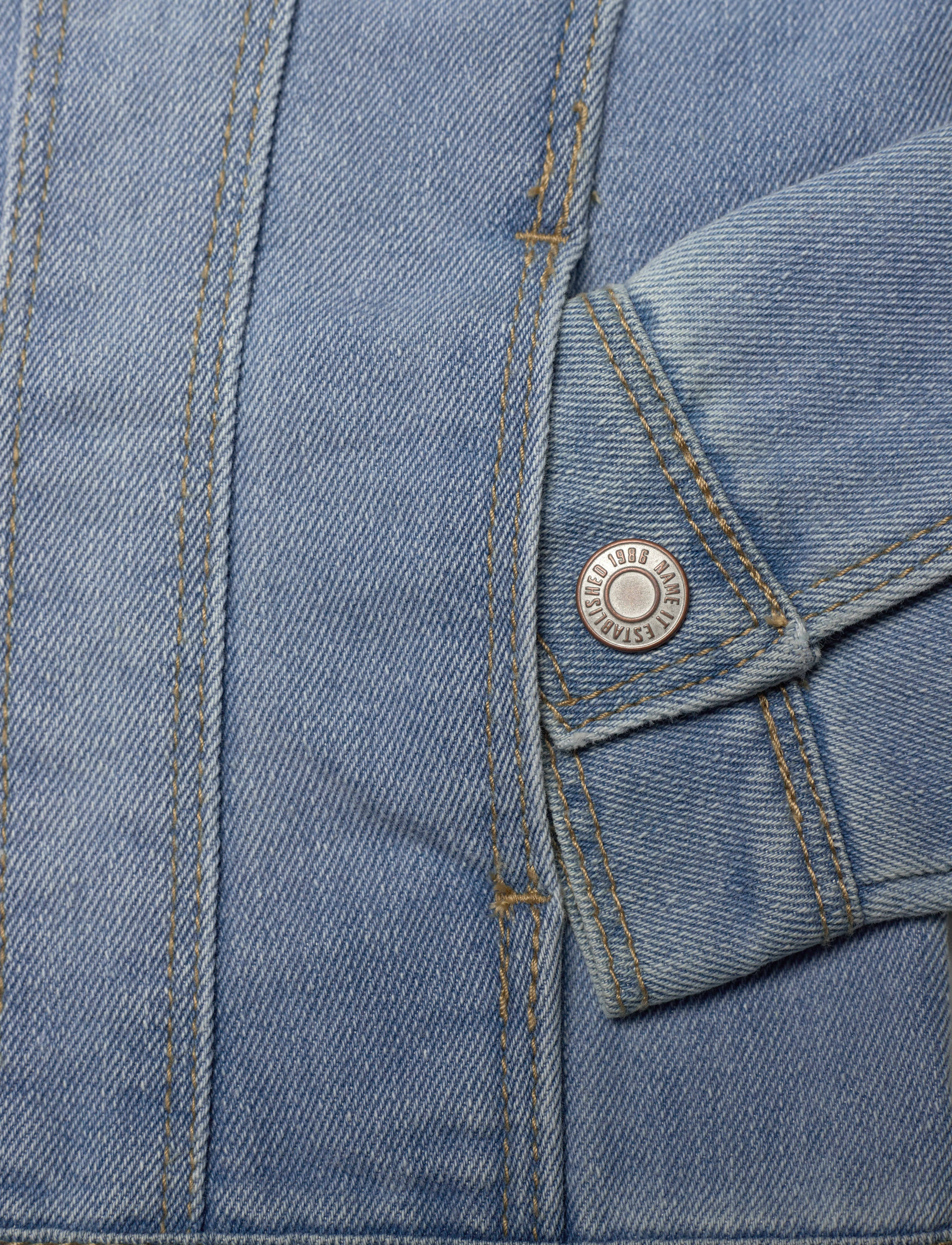 name it - NKFSTAR DNM JACKET 2210-SR NOOS - džinsiniai švarkeliai - light blue denim - 5