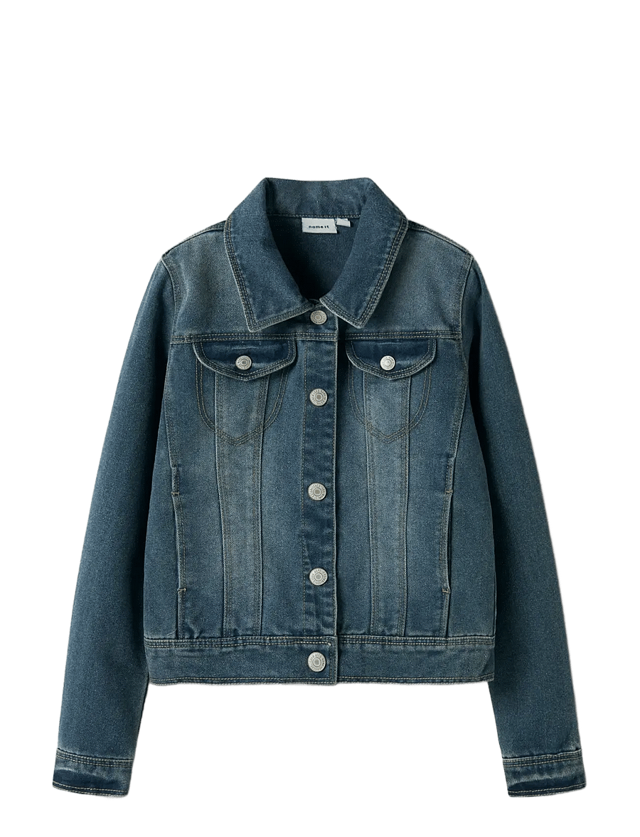 name it - NKFSTAR DNM JACKET 2210-SR NOOS - teksatagid - medium blue denim - 1
