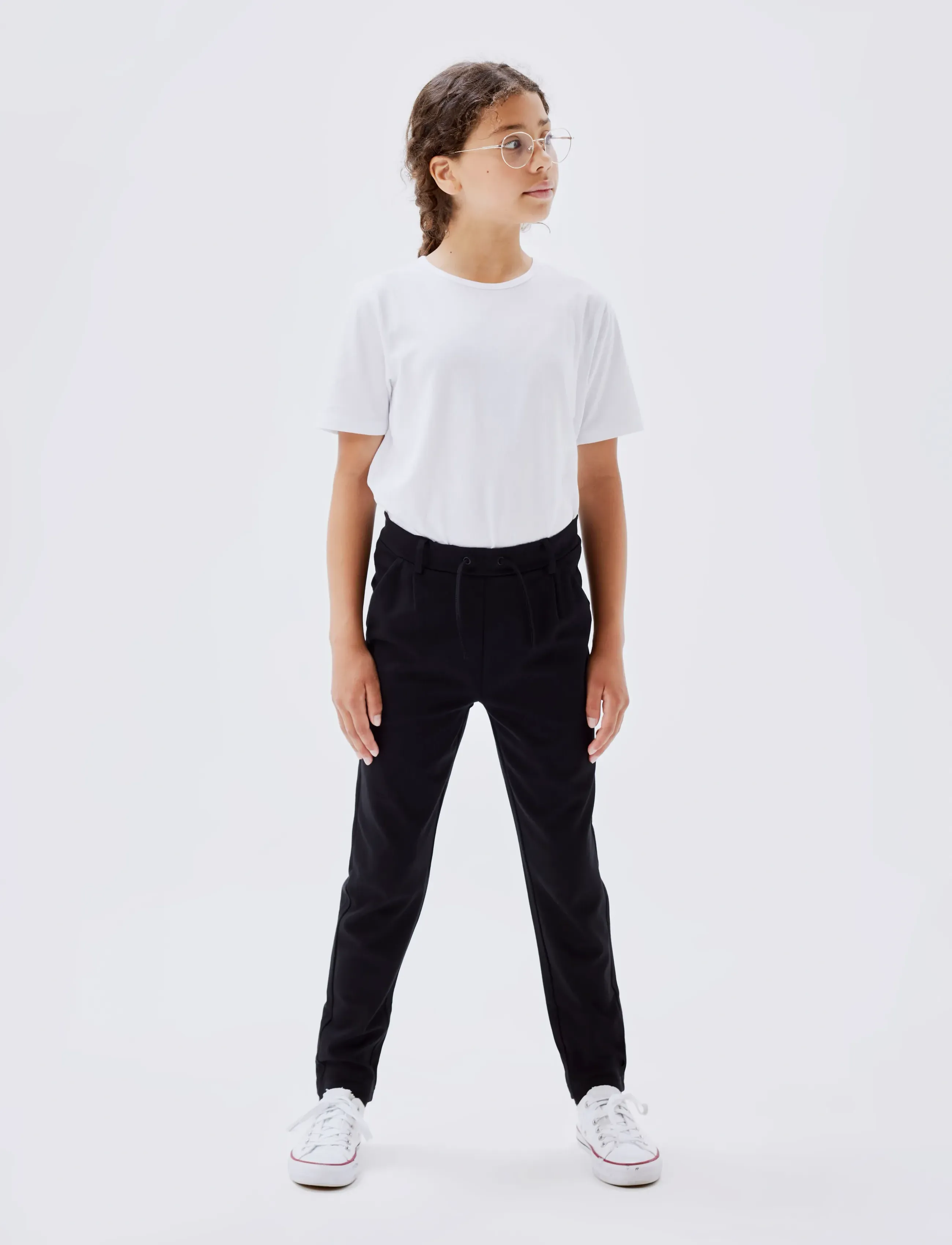 name it NKFIDA PANT NOOS - Bukser - BLACK / black