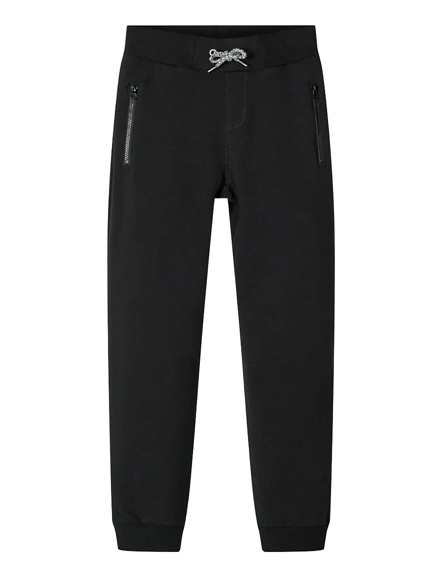 name it - NKMHONK BRU SWE PANT NOOS - dressipüksid - black - 1