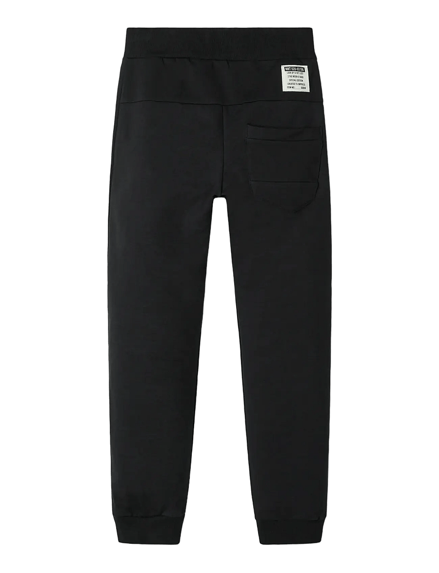 name it - NKMHONK BRU SWE PANT NOOS - dressipüksid - black - 2