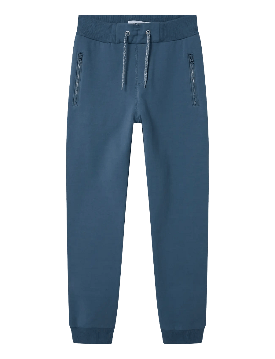 name it - NKMHONK BRU SWE PANT NOOS - mjukisbyxor - china blue - 0