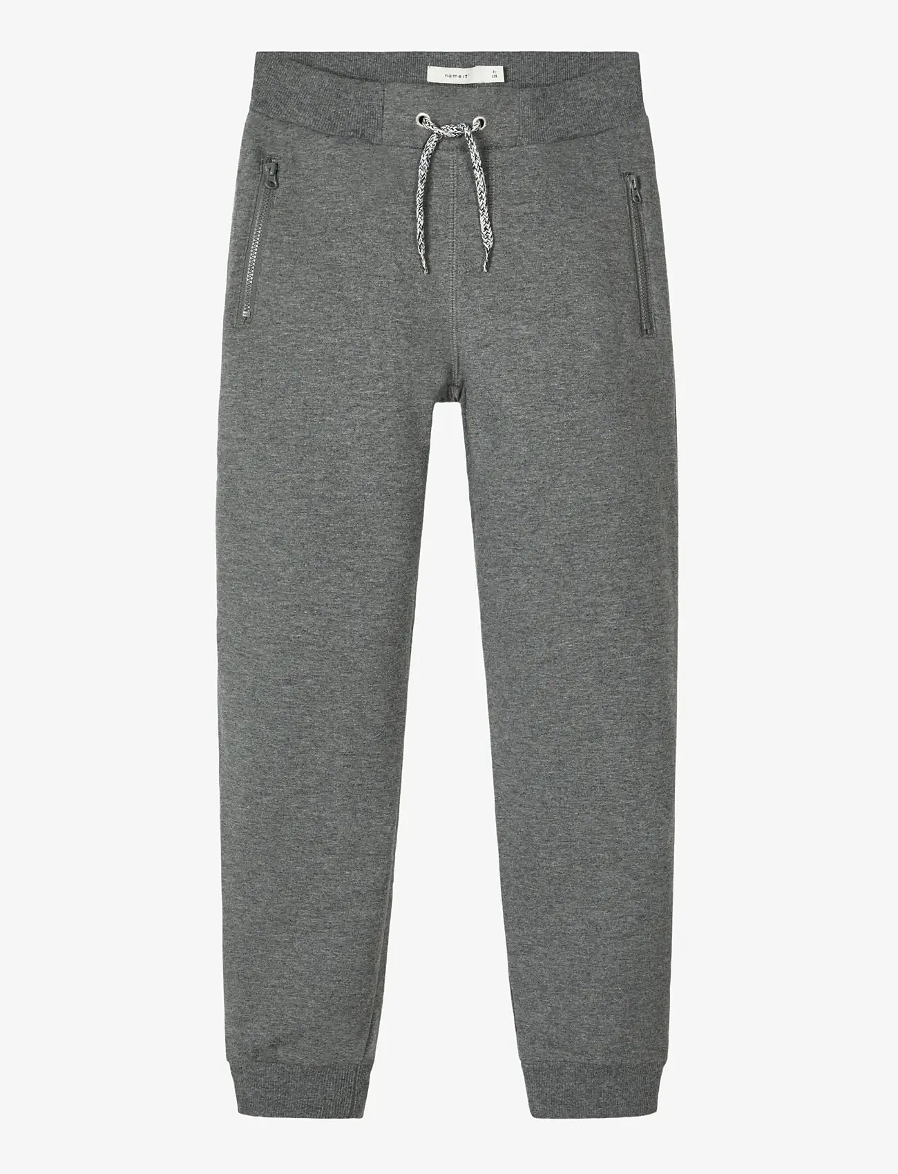 name it - NKMHONK  BRU SWE PANT NOOS - sweatpants - dark grey melange - 1