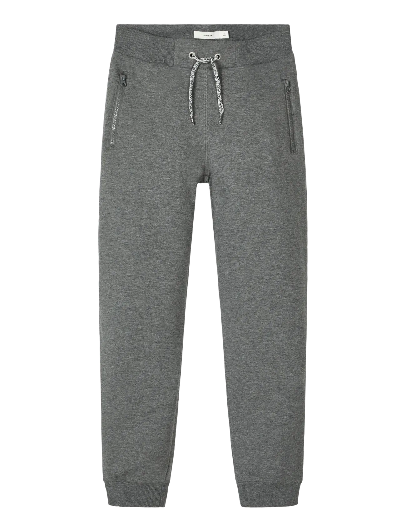 NKMHONK  BRU SWE PANT NOOS - DARK GREY MELANGE