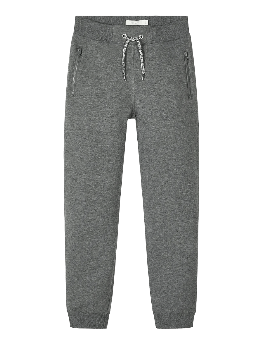 name it - NKMHONK BRU SWE PANT NOOS - jogginghosen - dark grey melange - 1