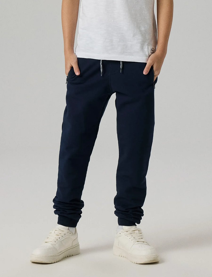 name it - NKMHONK BRU SWE PANT NOOS - dressipüksid - dark sapphire - 0