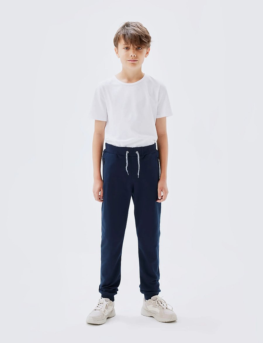 name it - NKMHONK BRU SWE PANT NOOS - dressipüksid - dark sapphire - 5