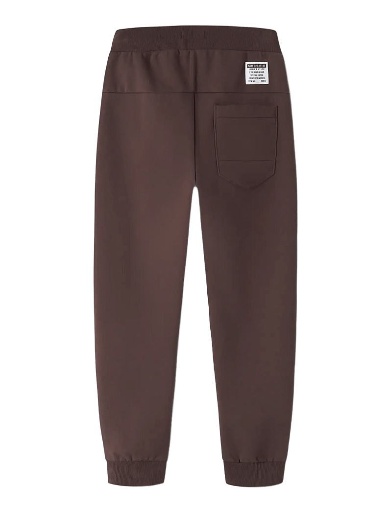 name it - NKMHONK BRU SWE PANT NOOS - mjukisbyxor - french roast - 1