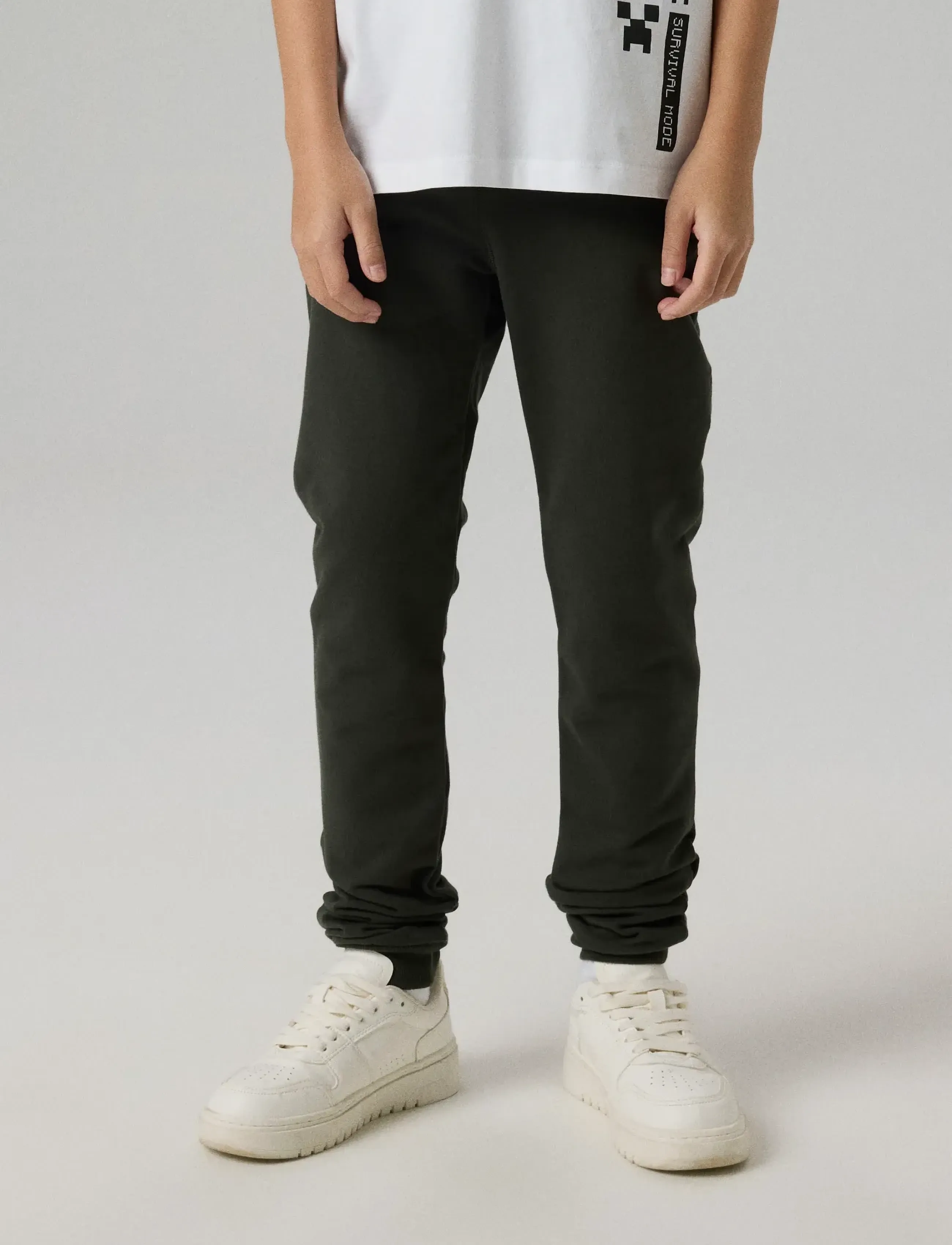 name it Nkmhonk Bru Swe Pant Noos, 164, Unterteile, Grün - Sweatpants, Kinder