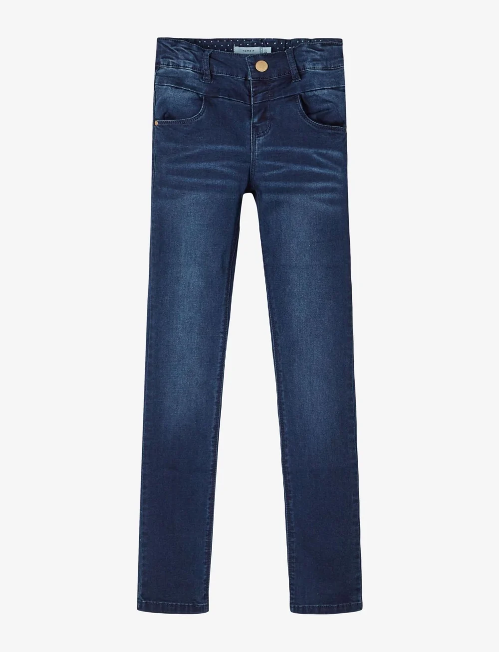 name it - NKFPOLLY DNMTRILLAS 3001 PANT NOOS - siaurėjantys džinsai - dark blue denim - 1