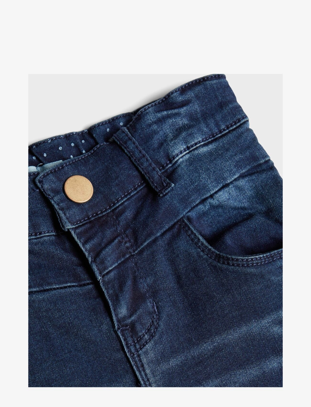 name it - NKFPOLLY DNMTRILLAS 3001 PANT NOOS - skinny jeans - dark blue denim - 4