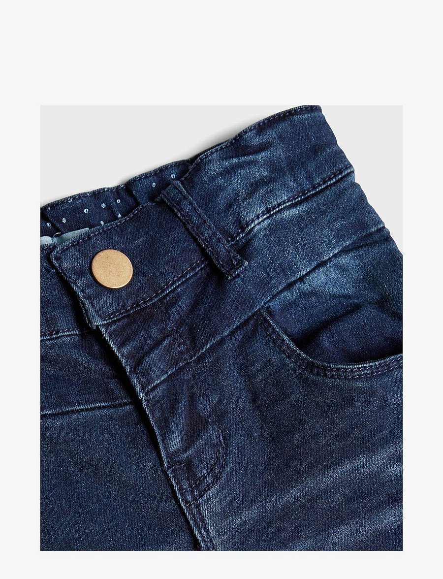 name it - NKFPOLLY DNMTRILLAS 3001 PANT NOOS - skinny jeans - dark blue denim - 4