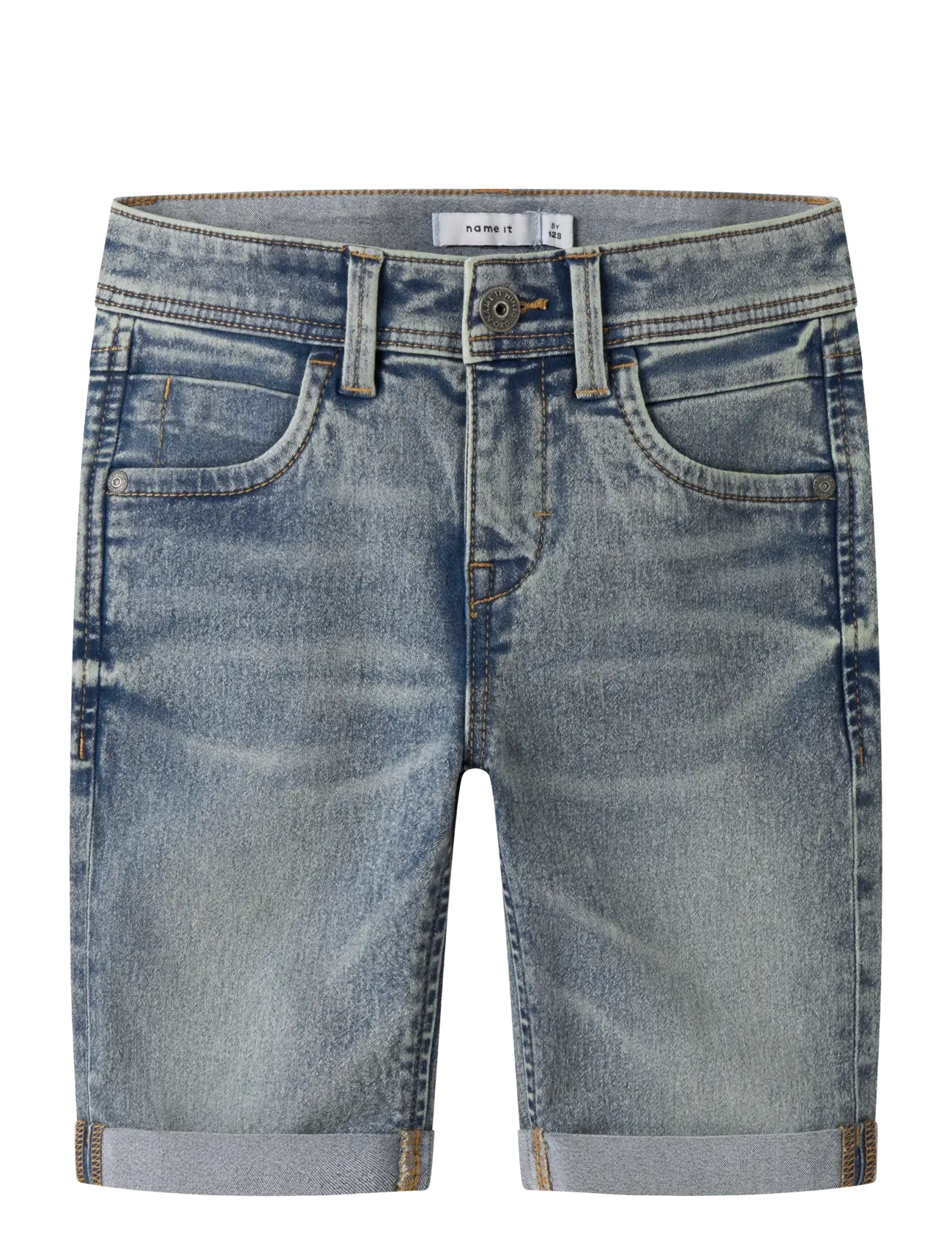 name it NKMSILAS SLIM DNM L SHORTS 2272-TX NOOS - Denimshorts - VINTAGE MEDIUM BLUE DENIM / blue