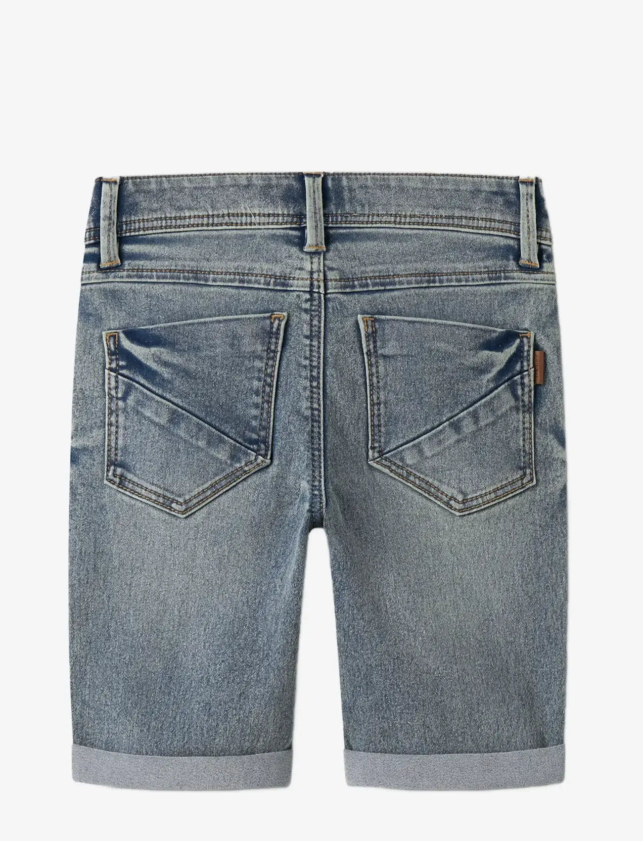 name it - NKMSILAS SLIM DNM L SHORTS 2272-TX NOOS - denimshorts - vintage medium blue denim - 1