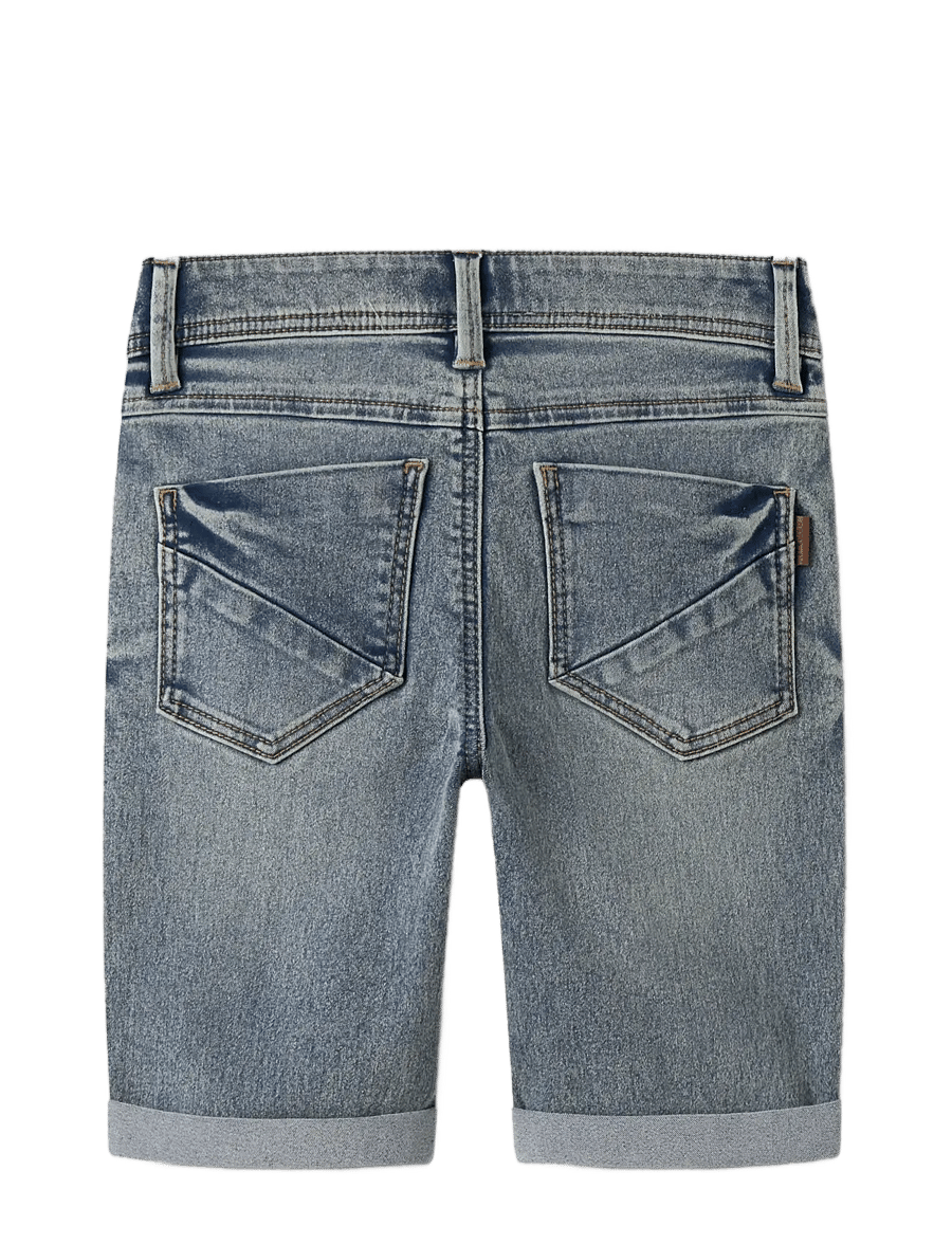 name it - NKMSILAS SLIM DNM L SHORTS 2272-TX NOOS - lühikesed teksapüksid - vintage medium blue denim - 1