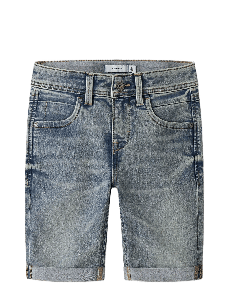 name it - NKMSILAS SLIM DNM L SHORTS 2272-TX NOOS - lühikesed teksapüksid - vintage medium blue denim - 2