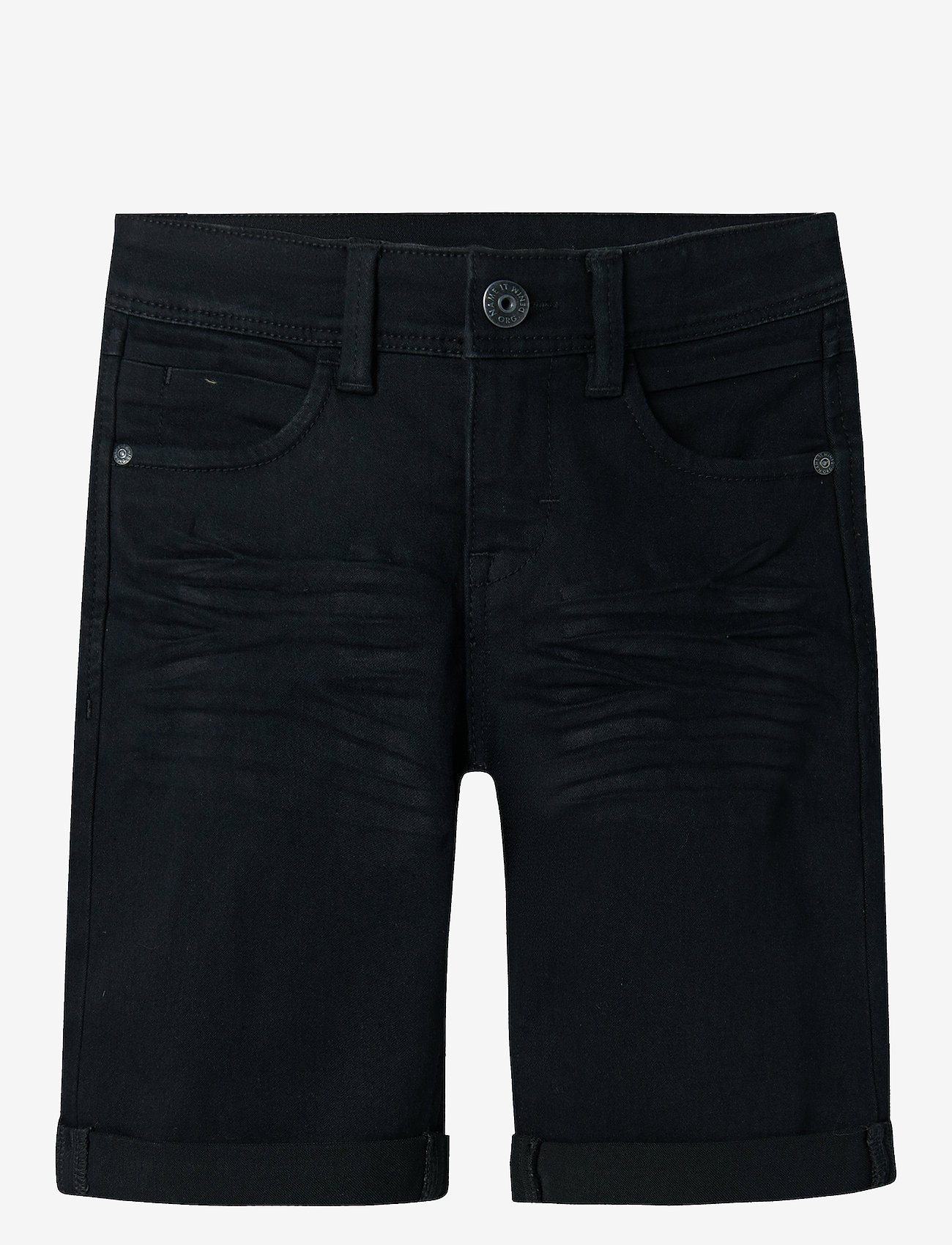 name it - NKMSILAS SLIM DNM L SHORTS 2272-TX NOOS - jeansshorts - black denim - 0