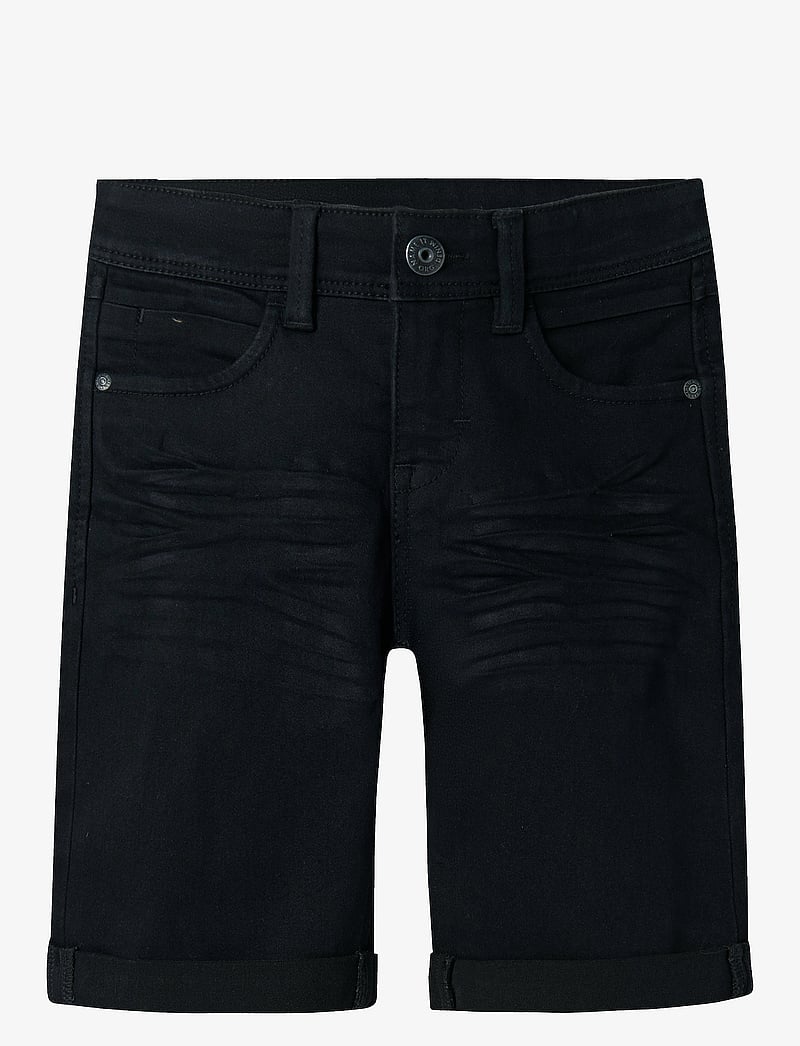 name it - NKMSILAS SLIM DNM L SHORTS 2272-TX NOOS - lühikesed teksapüksid - black denim - 1