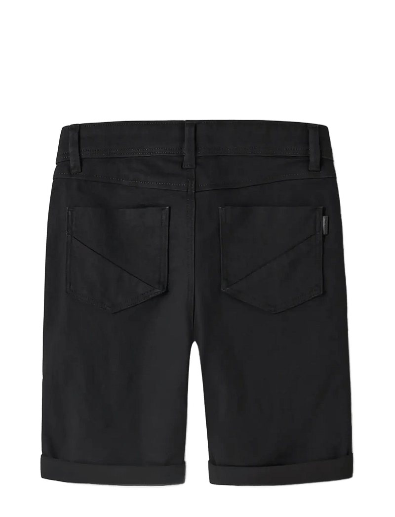 name it - NKMSILAS SLIM DNM L SHORTS 2272-TX NOOS - jeansshorts - black denim - 2