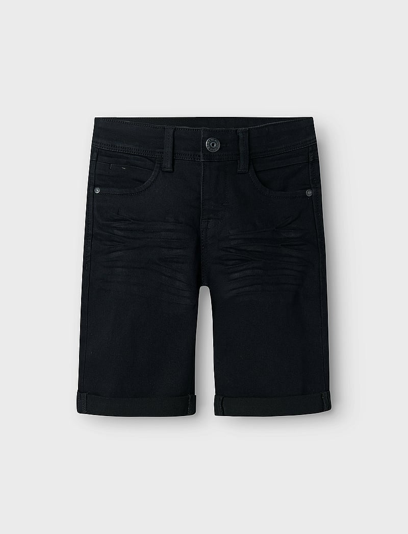 name it - NKMSILAS SLIM DNM L SHORTS 2272-TX NOOS - lühikesed teksapüksid - black denim - 0