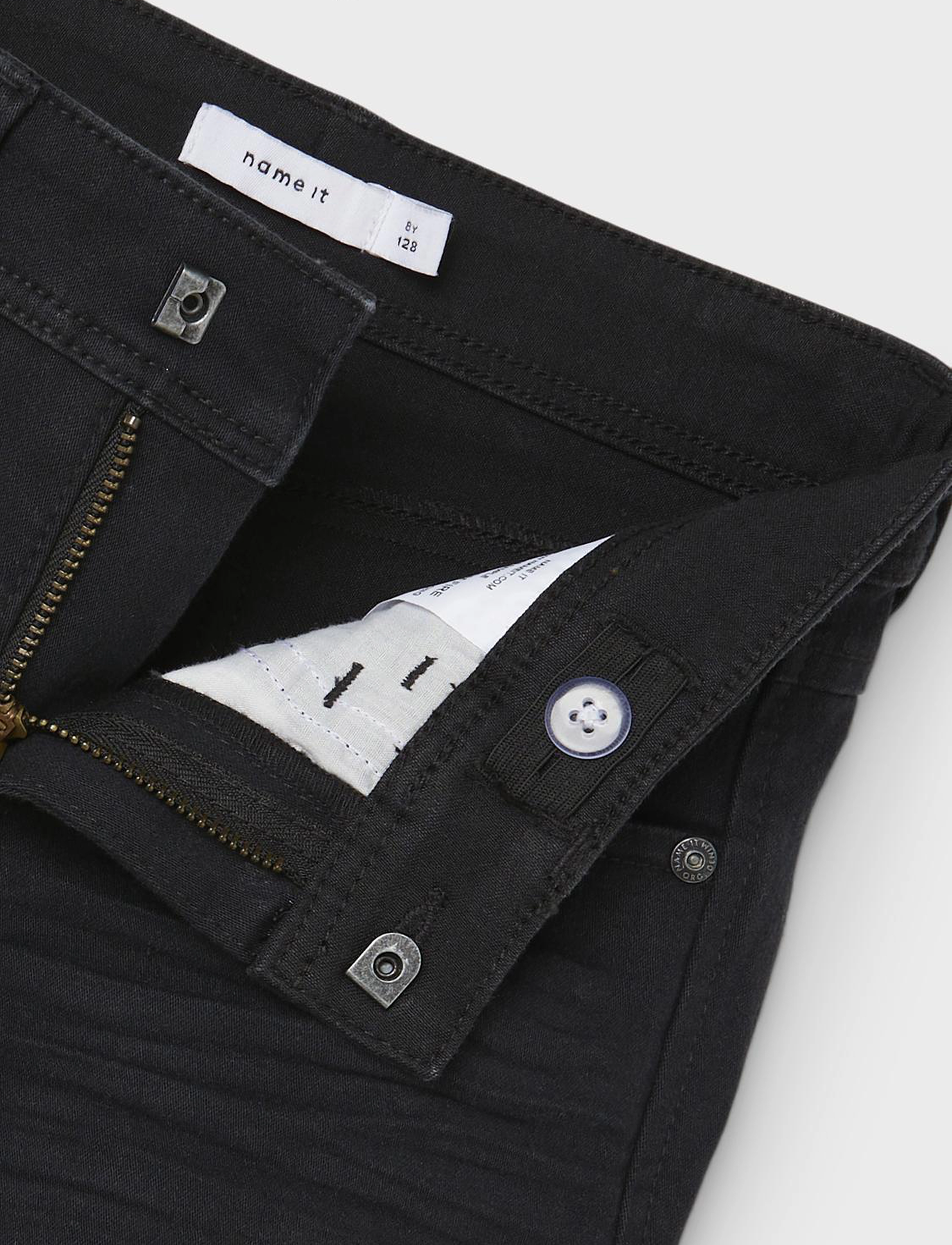 name it - NKMSILAS SLIM DNM L SHORTS 2272-TX NOOS - jeansshorts - black denim - 5