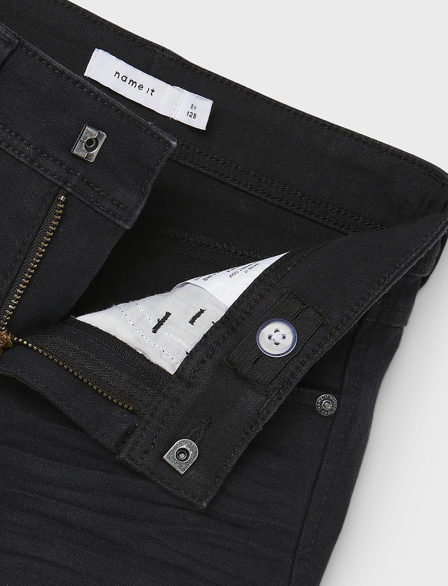 name it - NKMSILAS SLIM DNM L SHORTS 2272-TX NOOS - jeansshorts - black denim - 5