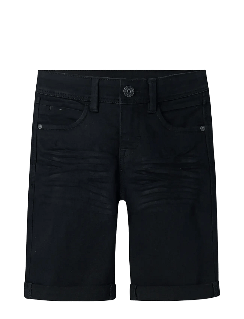 name it - NKMSILAS SLIM DNM L SHORTS 2272-TX NOOS - jeansshorts - black denim - 4