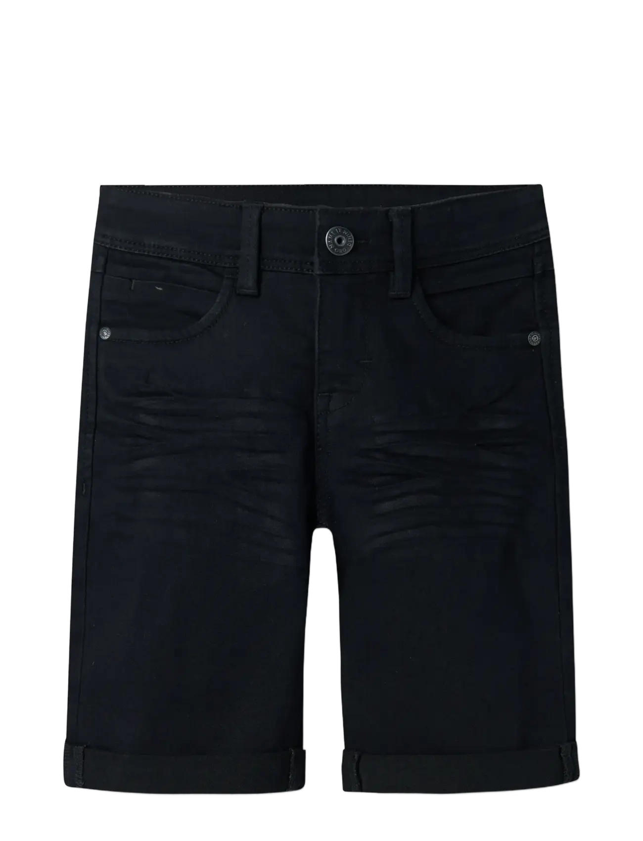 name it - NKMSILAS SLIM DNM L SHORTS 2272-TX NOOS - lühikesed teksapüksid - black denim - 4