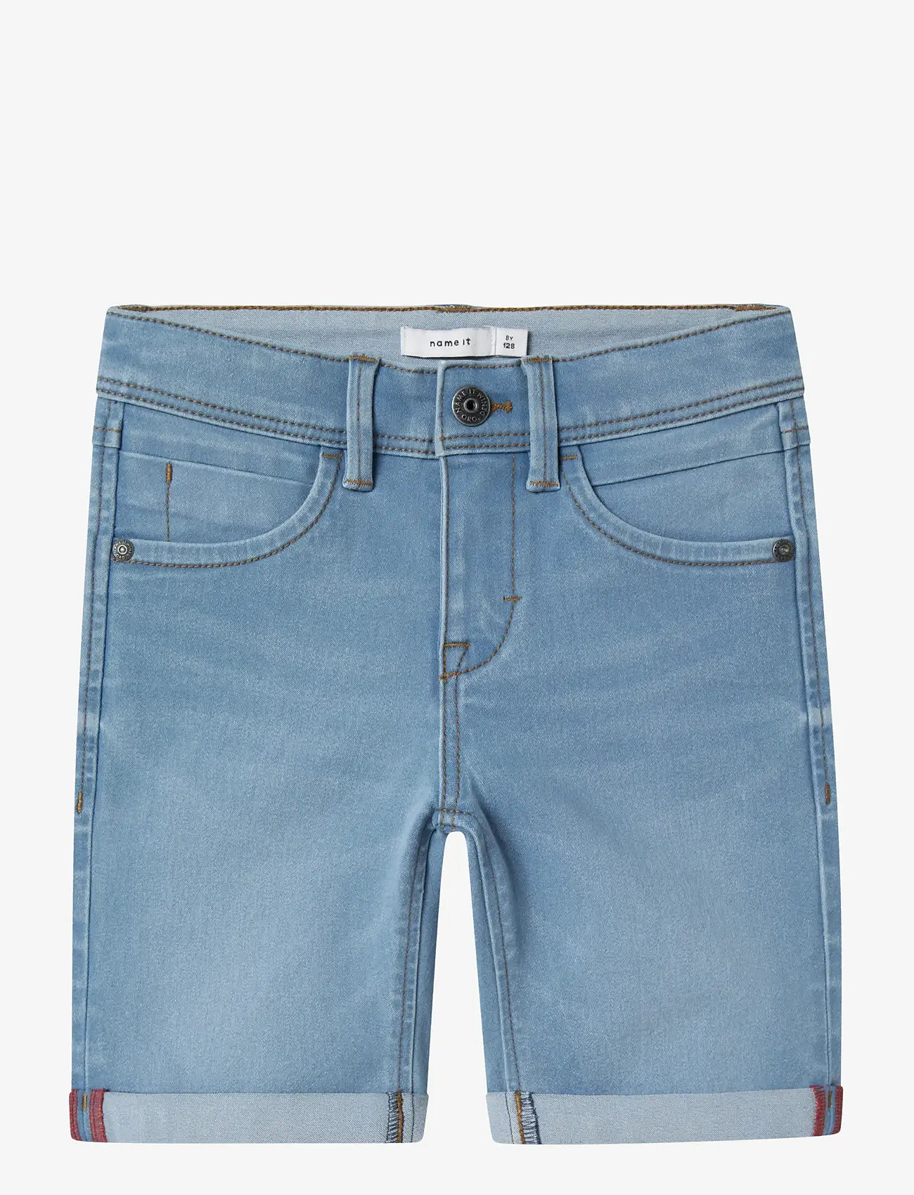 name it - NKMSILAS SLIM DNM L SHORTS 2272-TX NOOS - lühikesed teksapüksid - light blue denim - 1