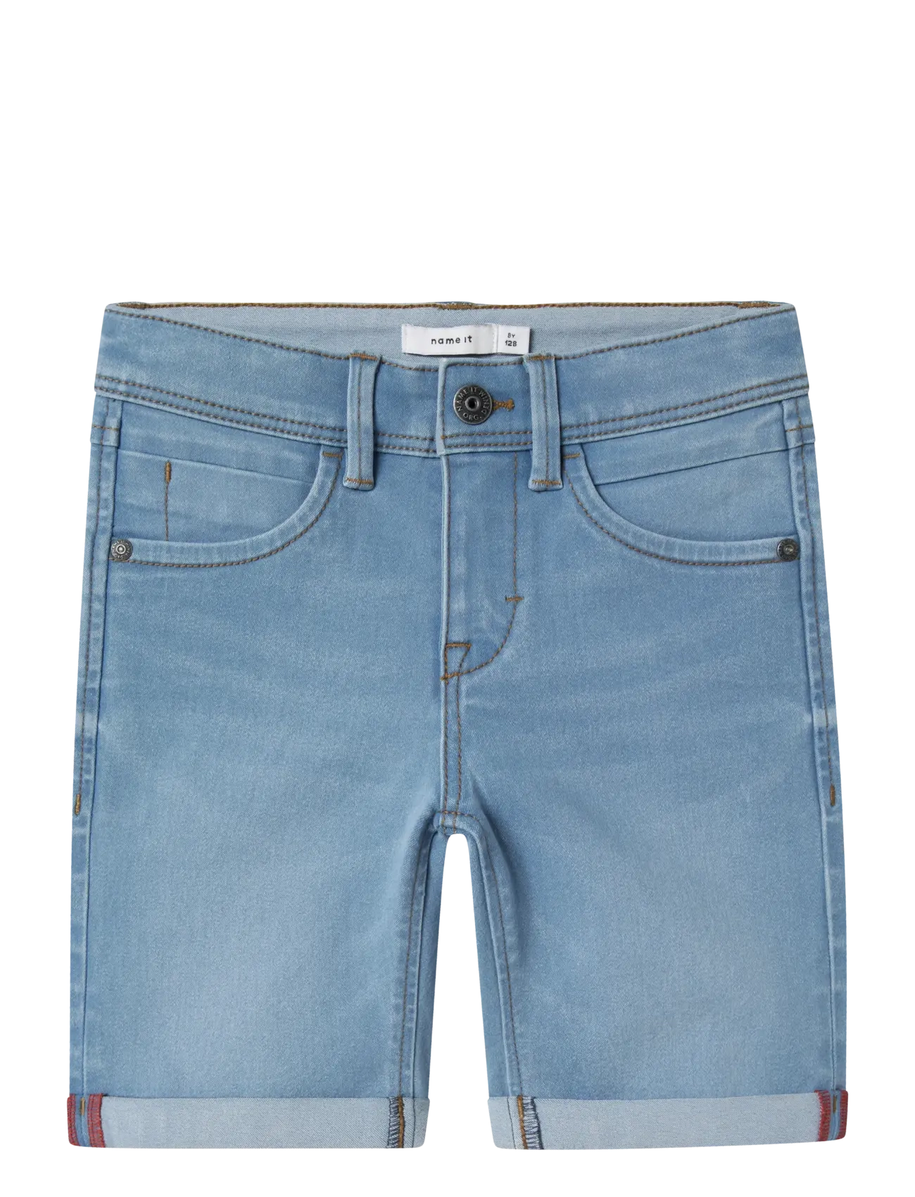 name it NKMSILAS SLIM DNM L SHORTS 2272-TX NOOS - Nederdelar - LIGHT BLUE DENIM / blue