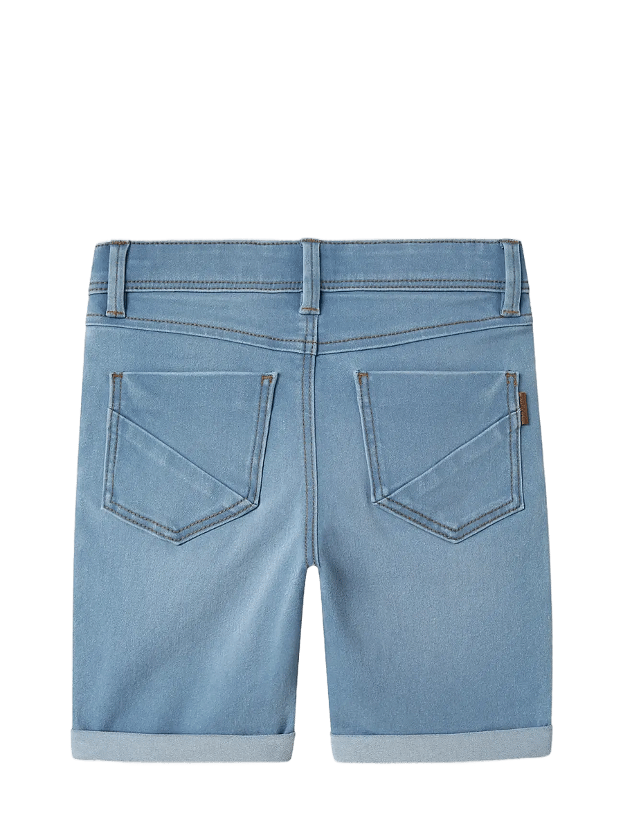 name it - NKMSILAS SLIM DNM L SHORTS 2272-TX NOOS - jeansshorts - light blue denim - 2