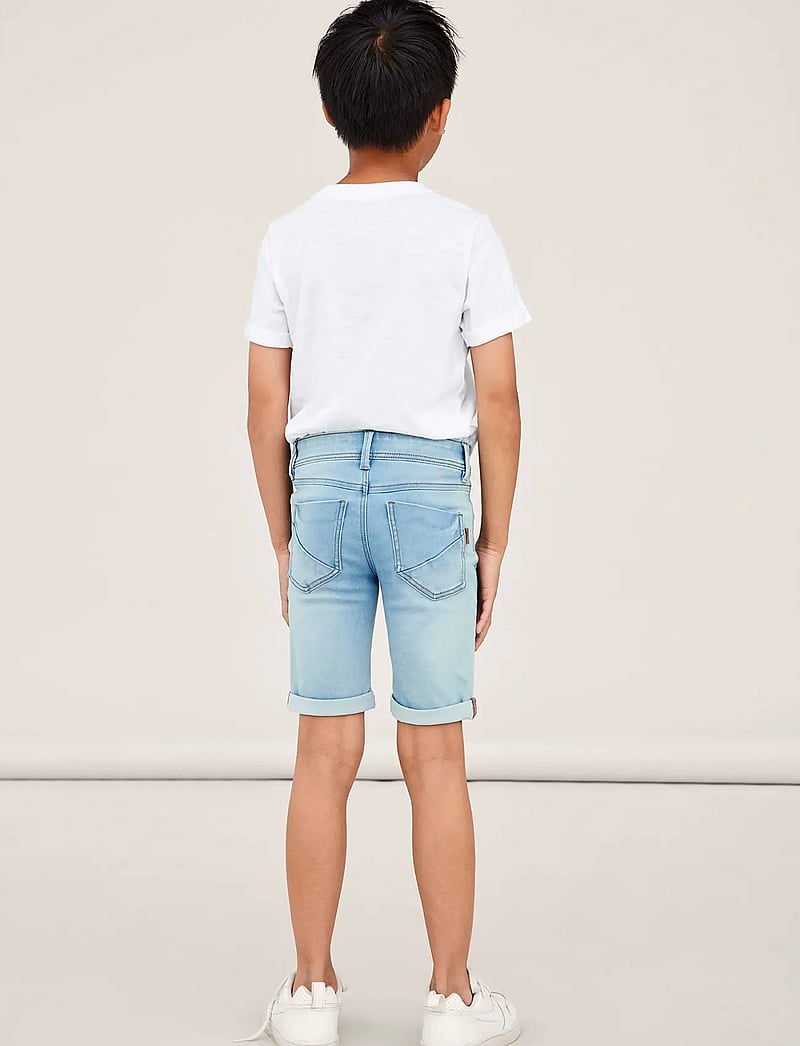 name it - NKMSILAS SLIM DNM L SHORTS 2272-TX NOOS - denimshorts - light blue denim - 5