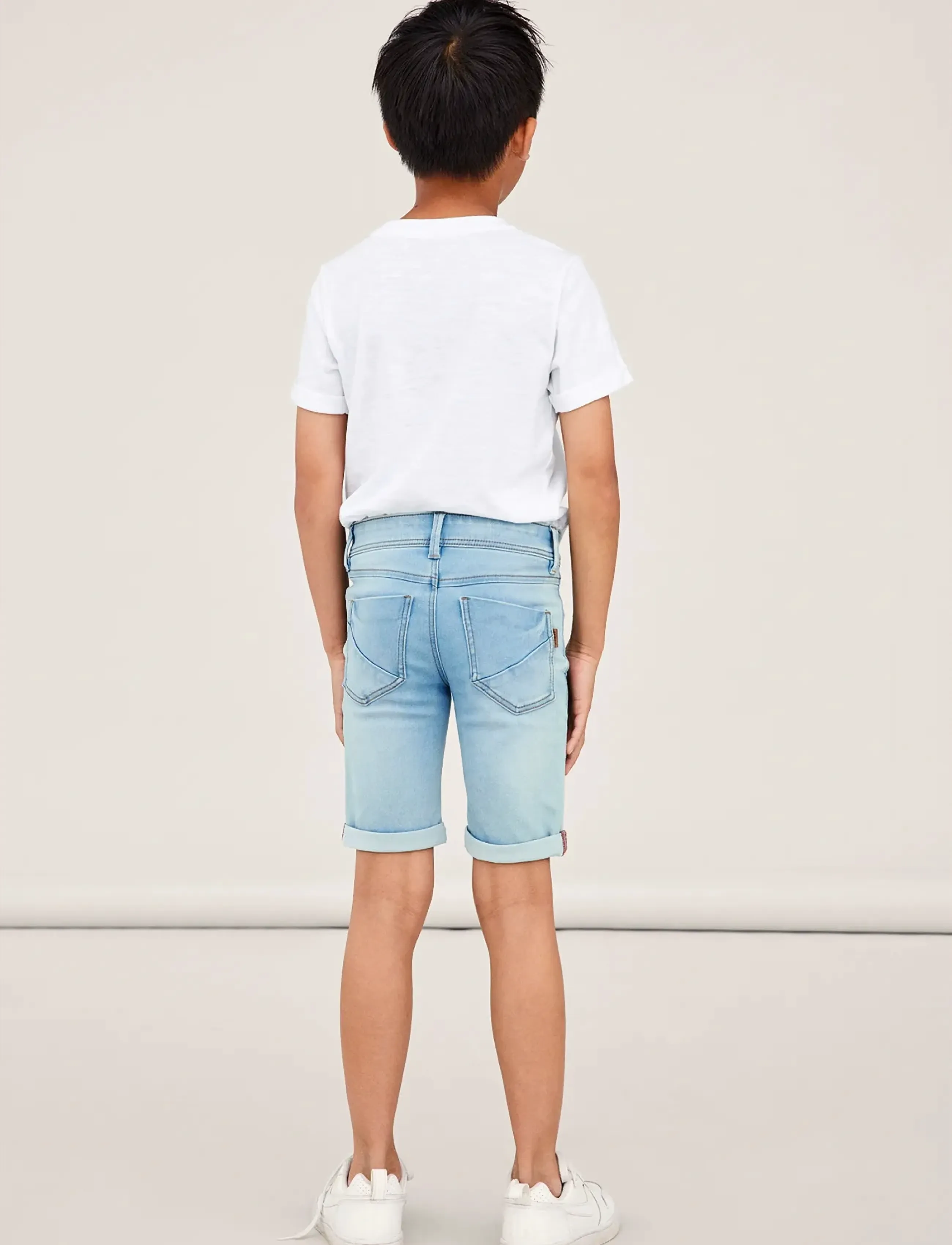 name it - NKMSILAS SLIM DNM L SHORTS 2272-TX NOOS - jeansshorts - light blue denim - 5