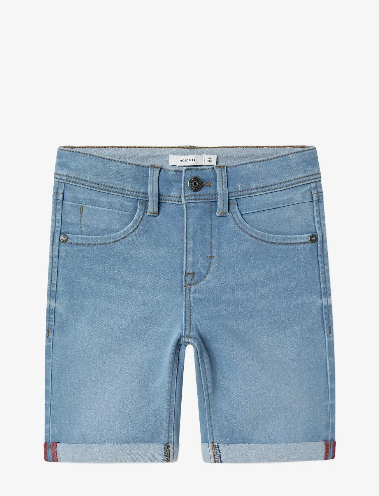 name it - NKMSILAS SLIM DNM L SHORTS 2272-TX NOOS - lühikesed teksapüksid - light blue denim - 3