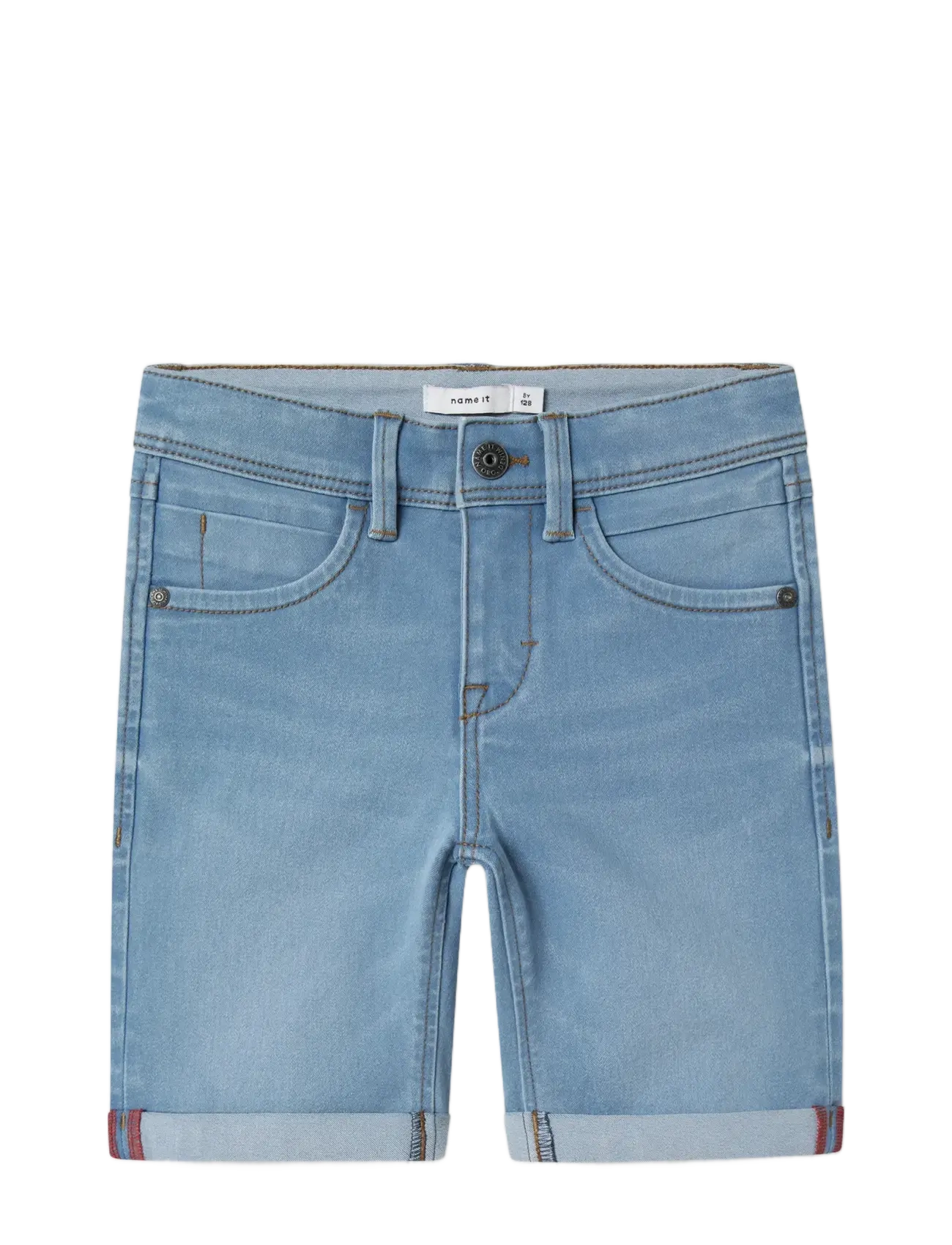 name it - NKMSILAS SLIM DNM L SHORTS 2272-TX NOOS - jeansshorts - light blue denim - 3