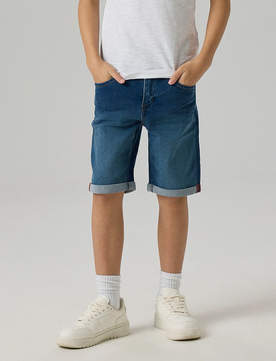 name it - NKMSILAS SLIM DNM L SHORTS 2272-TX NOOS - lühikesed teksapüksid - medium blue denim - 3