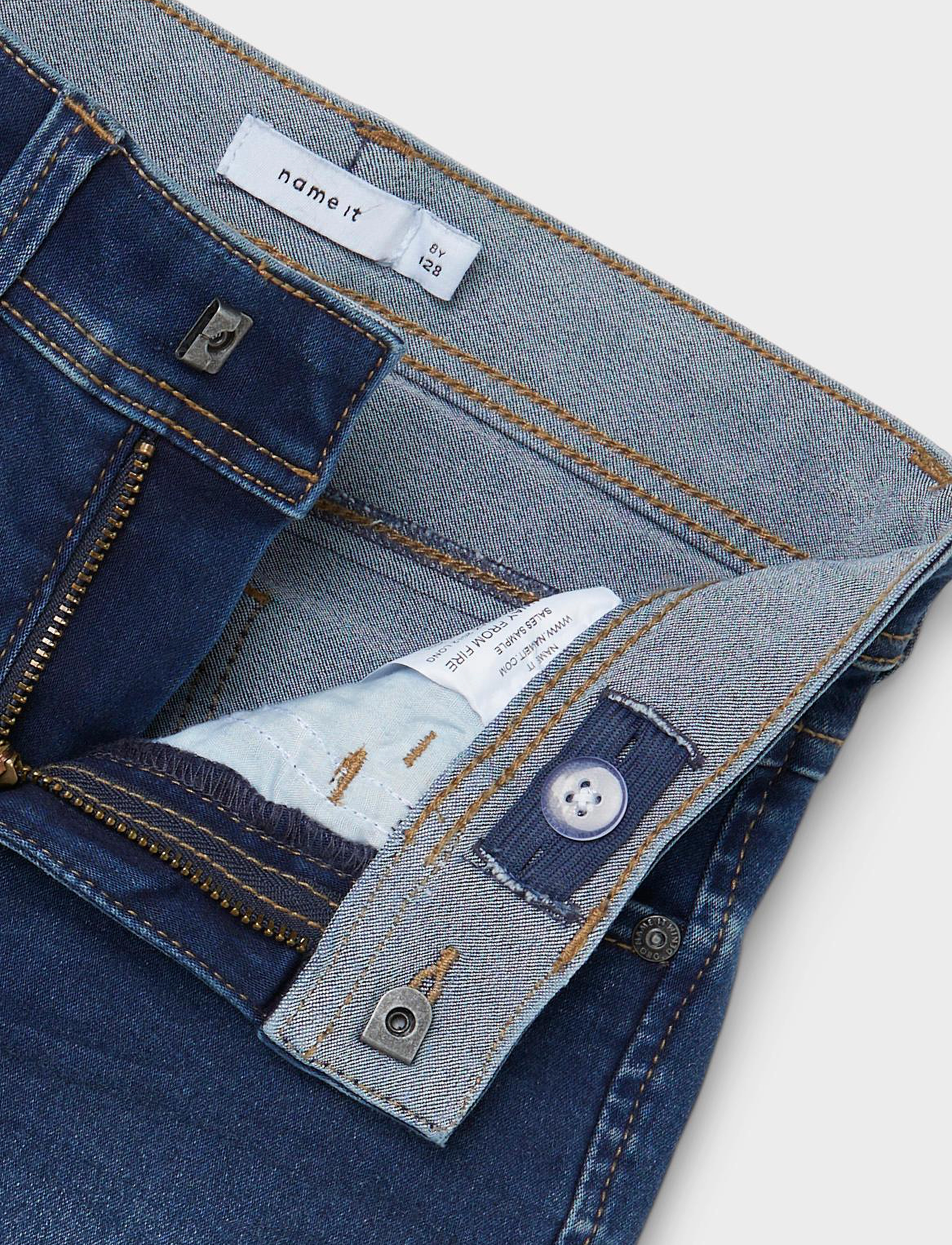 name it - NKMSILAS SLIM DNM L SHORTS 2272-TX NOOS - denimshorts - medium blue denim - 4