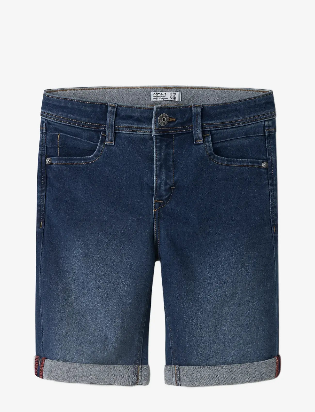 name it - NKMSILAS SLIM DNM L SHORTS 2272-TX NOOS - denimshorts - medium blue denim - 2